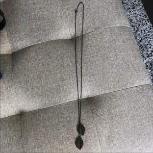 Two Leaf Bronze Necklace
